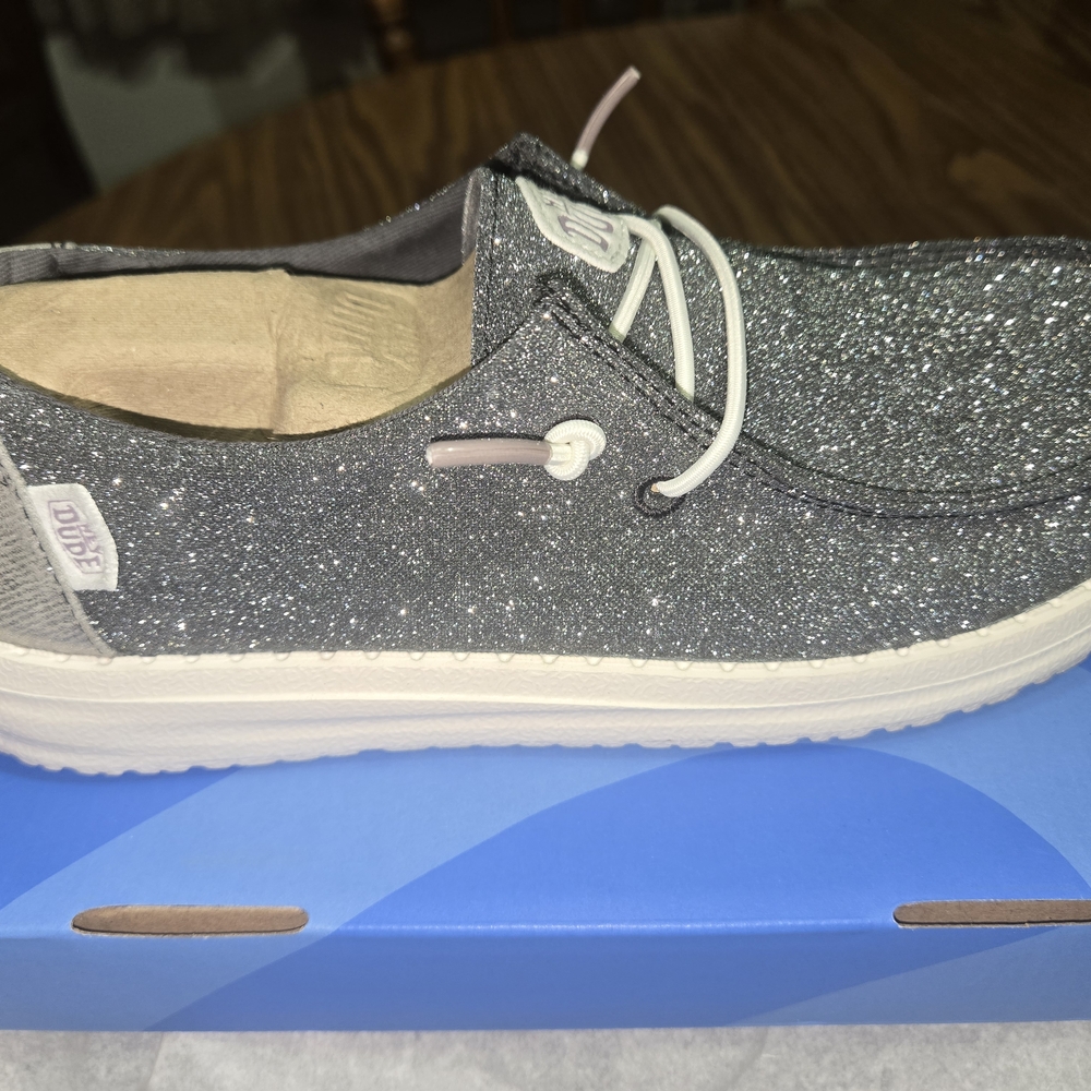 Hey Dude Metallic Loafers